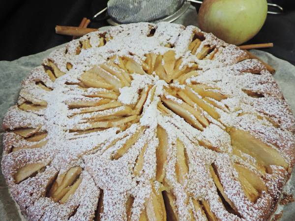 Torta mele e stracchino - Preparazione tappa 1