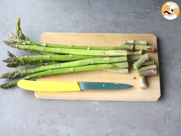 Asparagi con salsa mousseline - Preparazione tappa 1