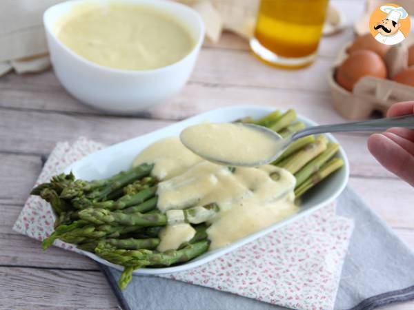 Asparagi con salsa mousseline - Preparazione tappa 5
