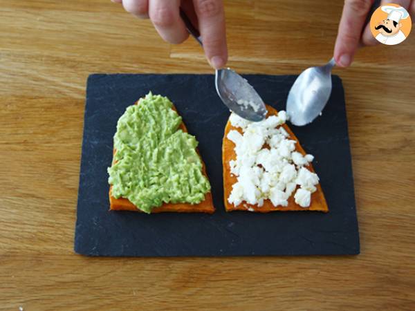 Tartine di patate dolci - Preparazione tappa 3