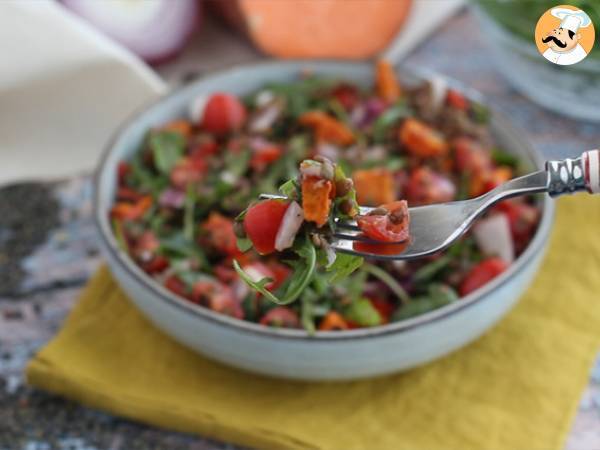 Insalata di lenticchie e patate dolci - Preparazione tappa 4