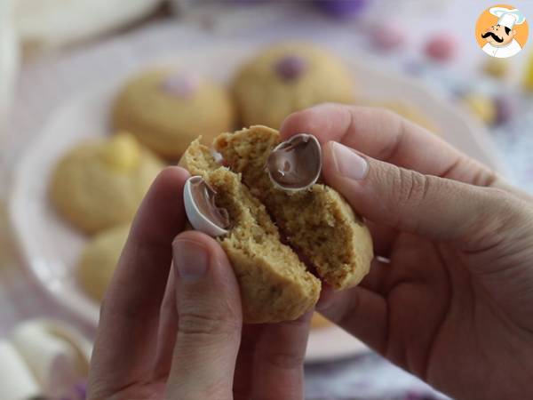 Biscotti di Pasqua con ovetti di cioccolato - Preparazione tappa 4