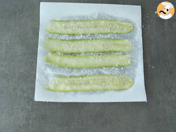 Lasagne di zucchine con ricotta e spinaci - Preparazione tappa 2