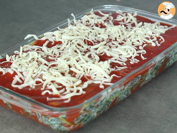 Lasagne di zucchine con ricotta e spinaci - Preparazione tappa 6