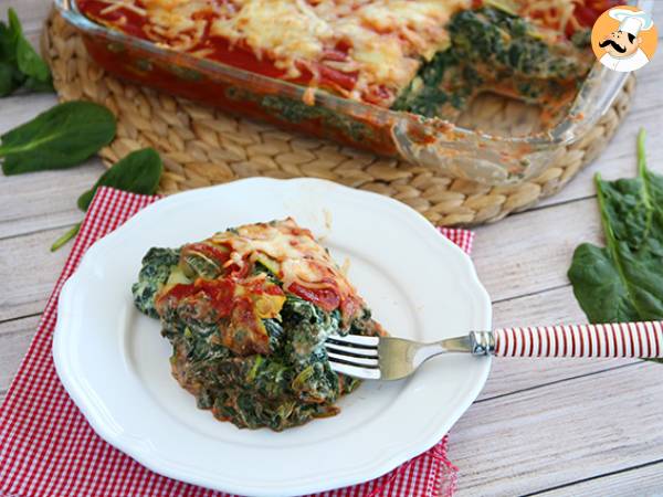 Lasagne di zucchine con ricotta e spinaci - Preparazione tappa 7
