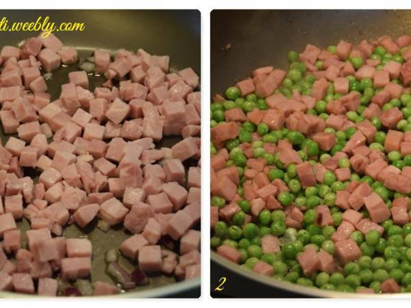 Lumaconi Prosciutto e Piselli - Preparazione tappa 1
