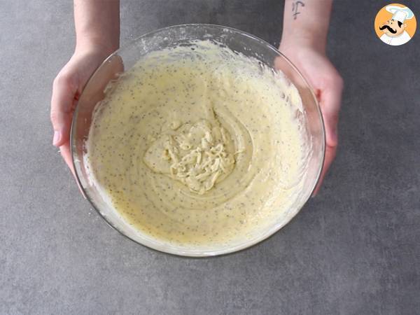 Plumcake limone e semi di papavero - Preparazione tappa 2