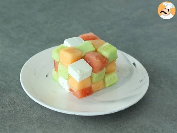 Insalata cubo di Rubik - Preparazione tappa 3