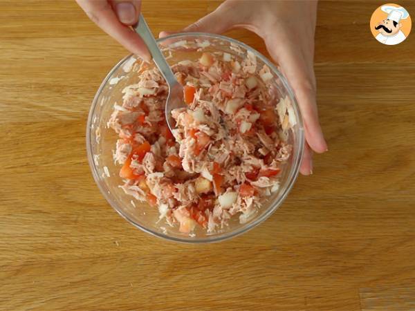 Samosa tonno e pomodoro - Preparazione tappa 1
