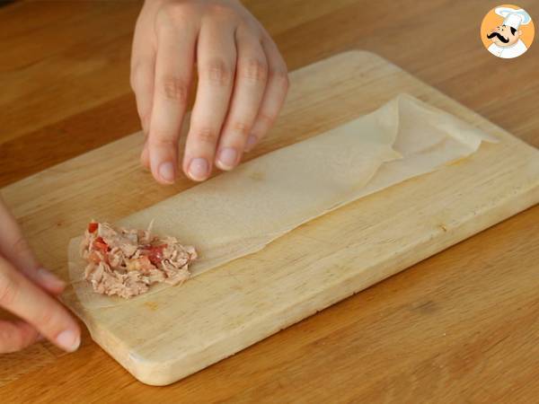 Samosa tonno e pomodoro - Preparazione tappa 2