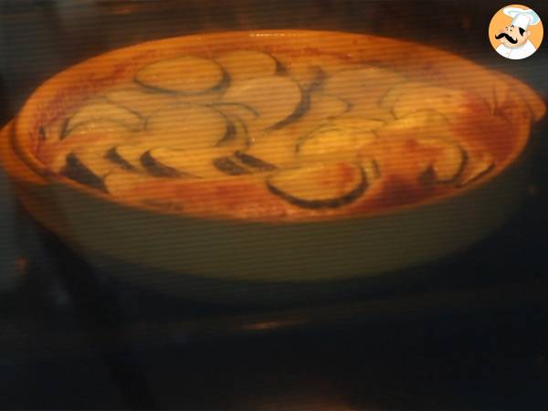 Clafoutis di zucchine e formaggio caprino - Preparazione tappa 3
