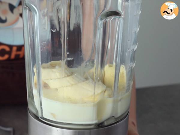 Milkshake banana e vaniglia - Preparazione tappa 2