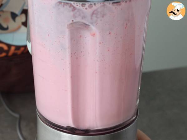Milkshake fragole e lamponi - Preparazione tappa 2