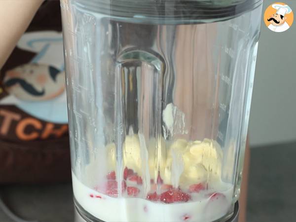 Milkshake fragole e vaniglia - Preparazione tappa 2