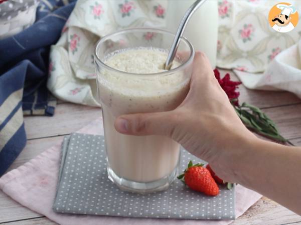 Milkshake fragole e vaniglia - Preparazione tappa 3