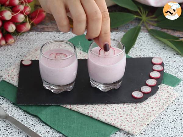 Zuppa fredda di ravanelli - Preparazione tappa 2