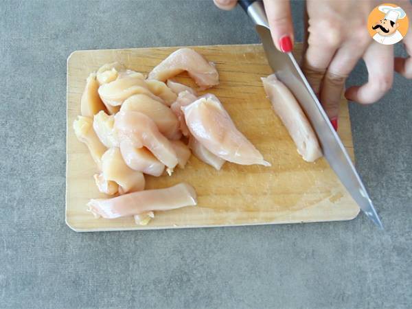 Pollo marinato con salsa di soia e miele - Preparazione tappa 2