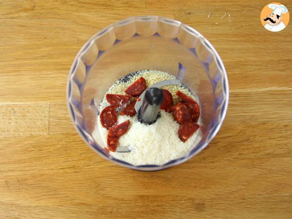 Merluzzo in crosta di Chorizo - Preparazione tappa 1
