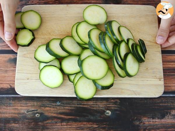 Ricette con il Cookeo: Tian di verdure alla provenzale - Preparazione tappa 1