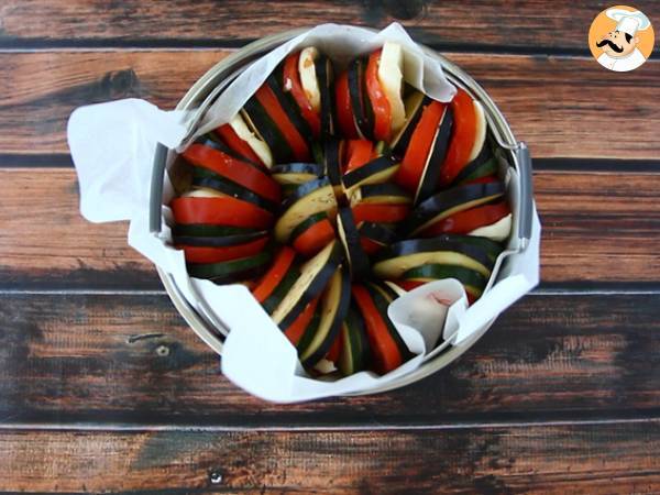 Ricette con il Cookeo: Tian di verdure alla provenzale - Preparazione tappa 4