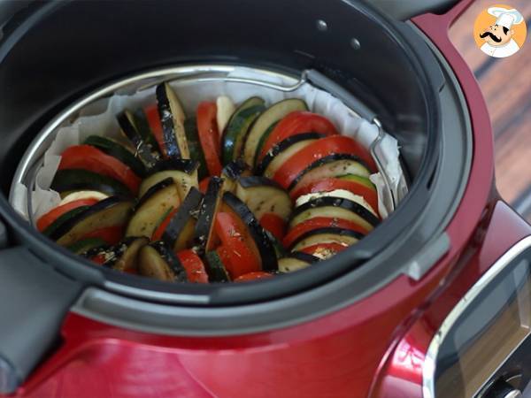 Ricette con il Cookeo: Tian di verdure alla provenzale - Preparazione tappa 6
