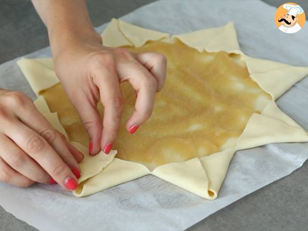 Stella di sfoglia con frutta fresca - Preparazione tappa 2