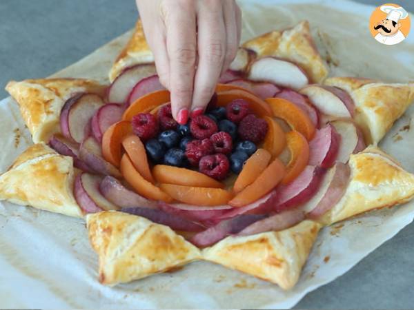 Stella di sfoglia con frutta fresca - Preparazione tappa 4