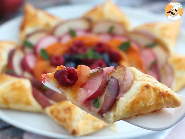 Stella di sfoglia con frutta fresca - Preparazione tappa 5