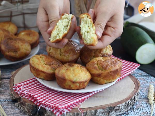 Muffin salati con zucchine e formaggio caprino - Preparazione tappa 4