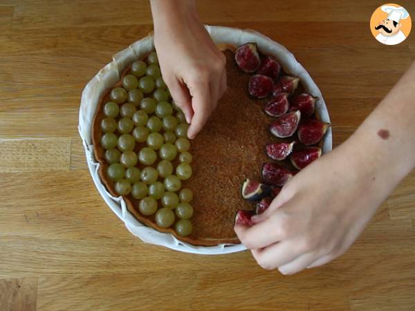 Crostata con uva e fichi - Preparazione tappa 4