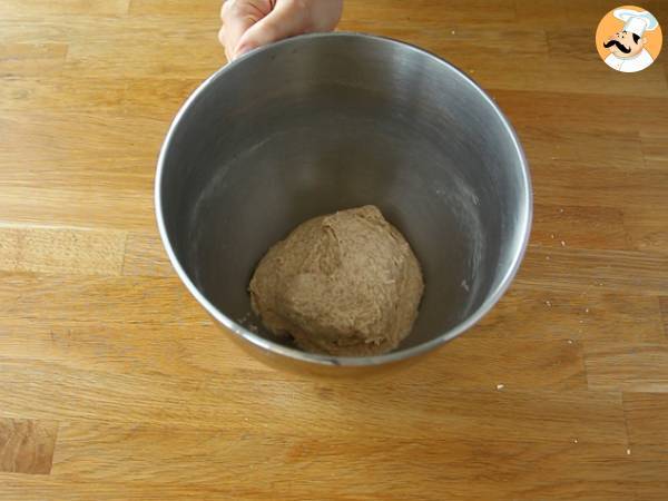 Focaccia semintegrale con pomodorini - Preparazione tappa 2