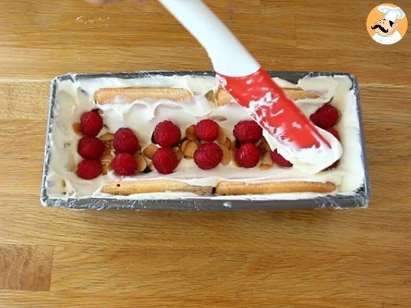 Tronchetto tiramisù ai lamponi per Natale - Preparazione tappa 5