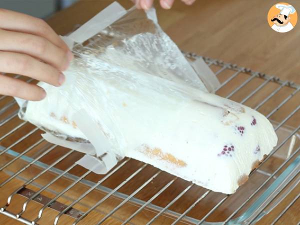 Tronchetto tiramisù ai lamponi per Natale - Preparazione tappa 9