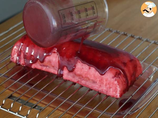 Tronchetto tiramisù ai lamponi per Natale - Preparazione tappa 10