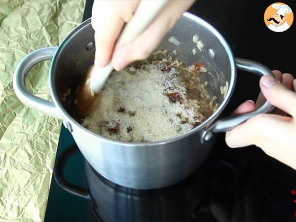 Preparato per risotto ai funghi, pomodori secchi e pinoli - Preparazione tappa 5