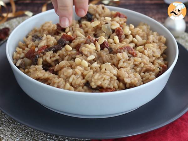 Preparato per risotto ai funghi, pomodori secchi e pinoli - Preparazione tappa 6