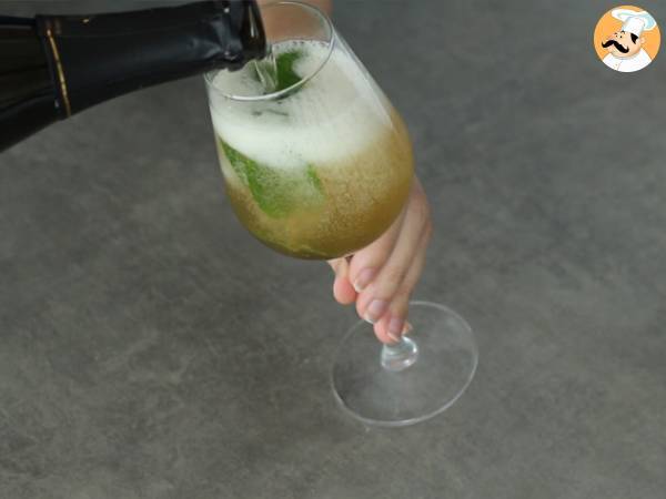 Mojito Royal con champagne - Preparazione tappa 2