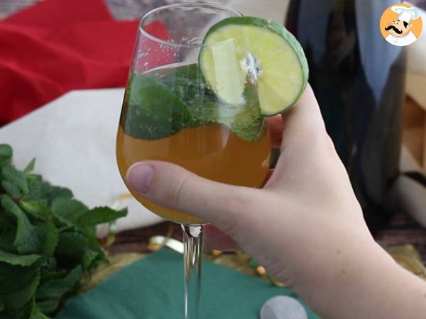 Mojito Royal con champagne - Preparazione tappa 3