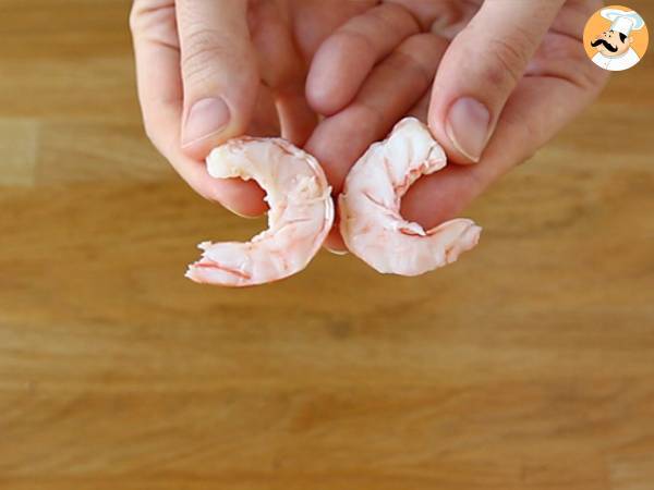 Involtini di sfoglia di riso con pollo e gamberi - Preparazione tappa 3