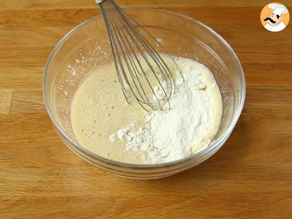 Impasto per crêpes con la birra - ricetta senza lattosio - Preparazione tappa 2
