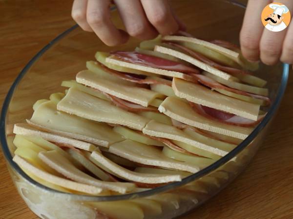 Tortino di patate con scamorza e pancetta - Preparazione tappa 4