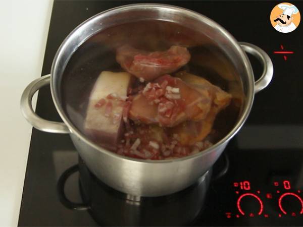 Cocido - Bollito spagnolo - Preparazione tappa 1