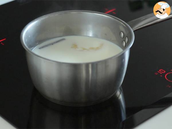Pudding di mele e caramello - Preparazione tappa 1
