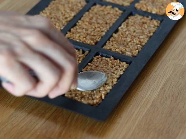 Barrette di riso soffiato e cioccolato - Preparazione tappa 6