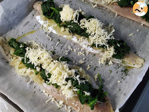 Merluzzo in crosta con spinaci - Preparazione tappa 4