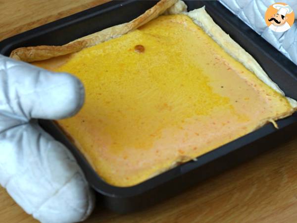 Torta salata con peperoni, carote e pomodori - Preparazione tappa 4