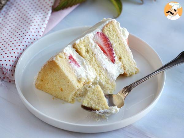 Layer cake alle fragole con crema al mascarpone - Preparazione tappa 12