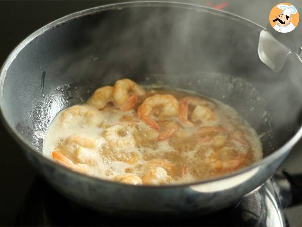 Wok di verdure, gamberi e zenzero - Preparazione tappa 2