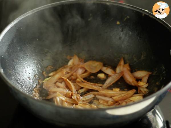 Wok di verdure, gamberi e zenzero - Preparazione tappa 3