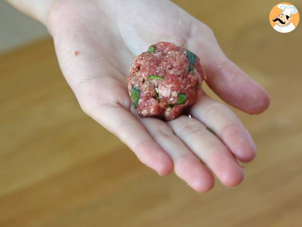 Polpette di vitello in padella - Preparazione tappa 2